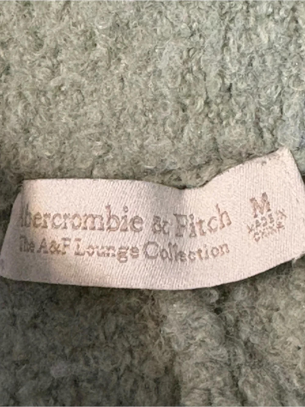 Abercrombie & Fitch textured knit crop top shorts set‎ light sage green size S/M
